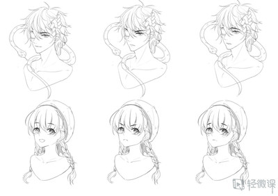 動(dòng)漫人物表情畫法 掌握情緒表達(dá)，開啟角色靈魂之窗